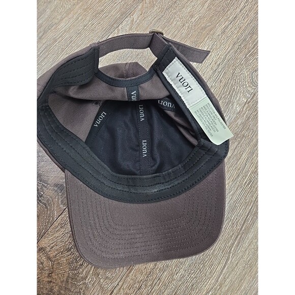 Vuori Men's Cotton Dad Hat Chocolate Brown Strapback Baseball Cap - Picture 8 of 9